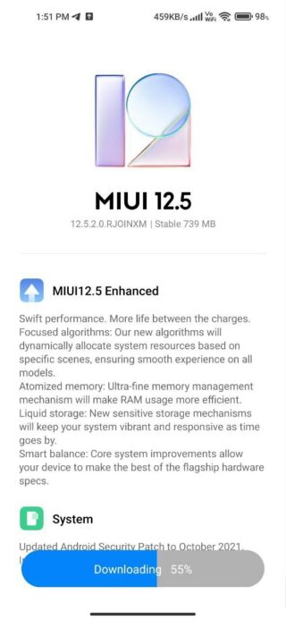 redmi note 9 india miui 12.5